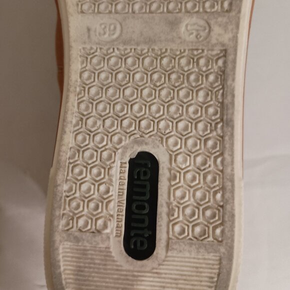 Remonte Saddle Leather High Top Sneakers Women’s EU 39 VGUC Comfort Casual - Picture 13 of 14